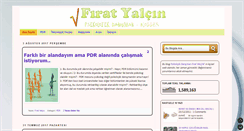 Desktop Screenshot of firatyalcin.com